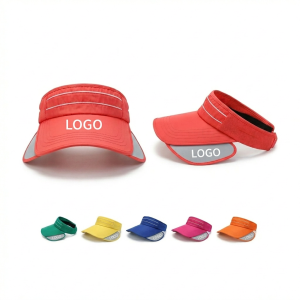 Ventilated Sun Visor with Adjustable Brim