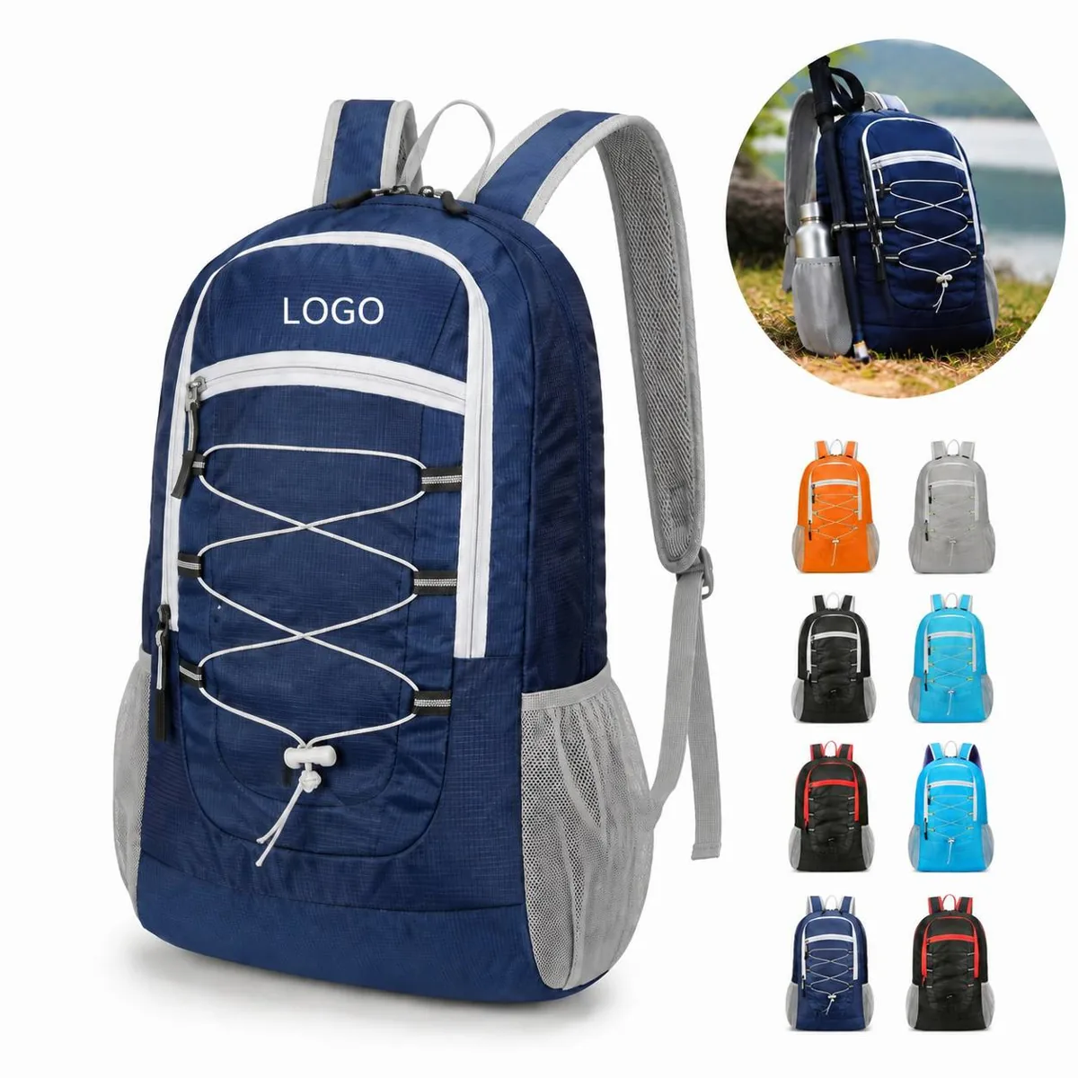 Waterproof Collapsible Large Capacity Hiking Backpack