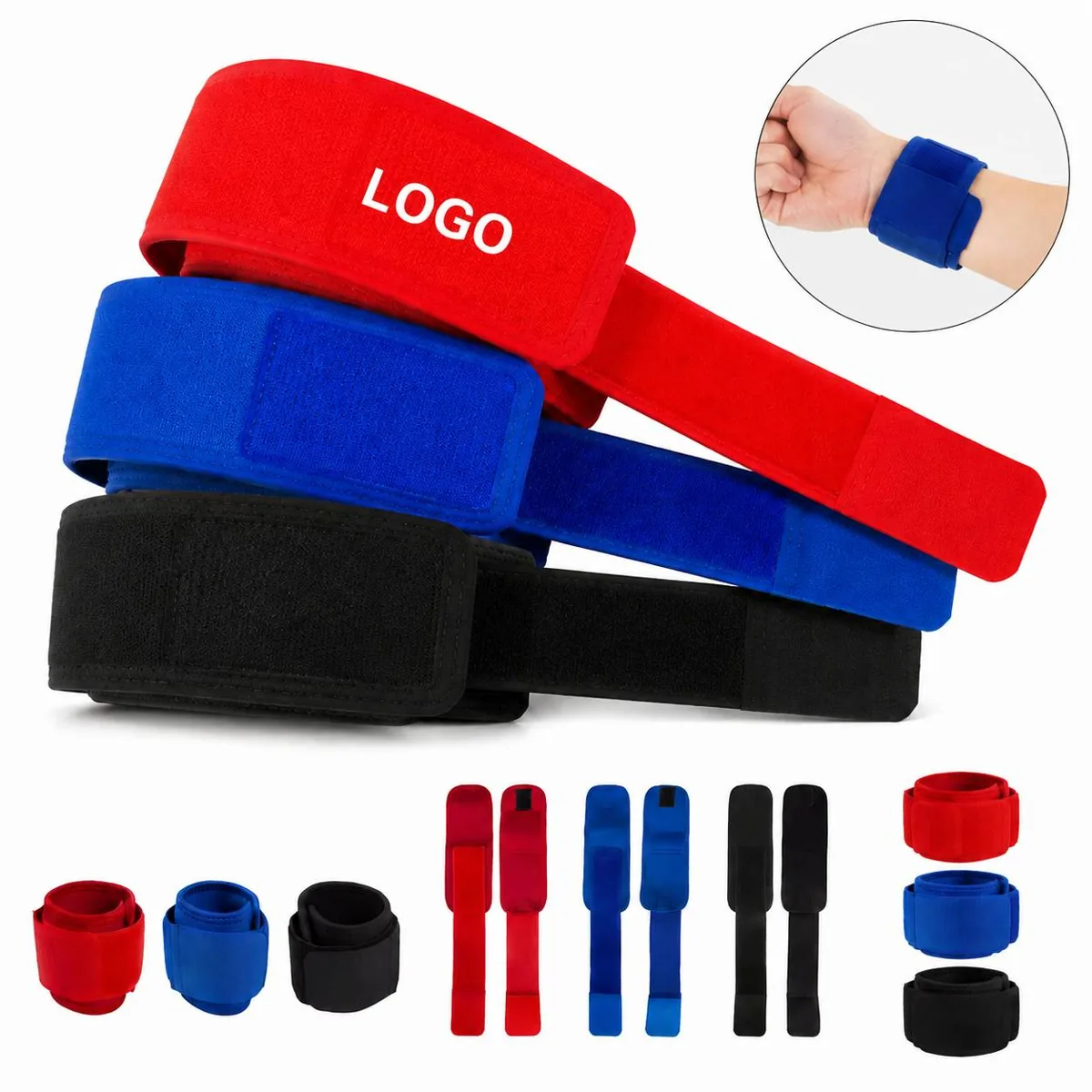Ergonomic Nylon Wrist Compression Wrap for Pain Relief