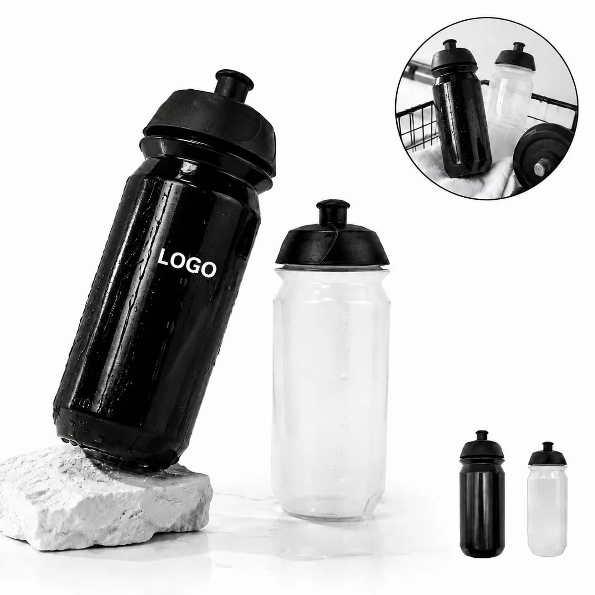 Trail Cycling Squeeze Water Bottle BPA-Free Leak-Proof
