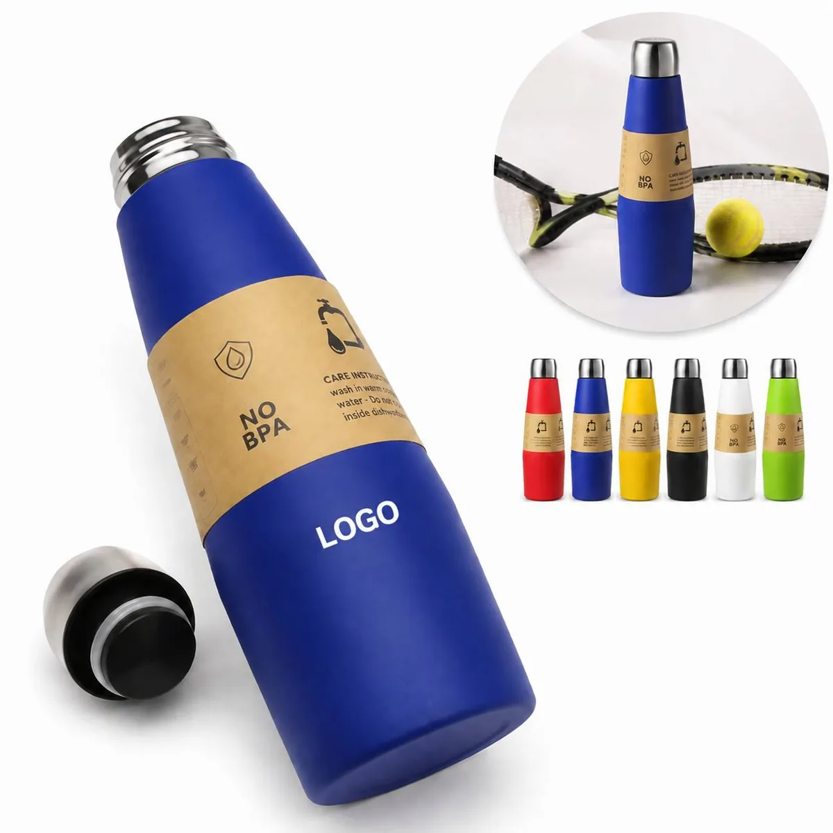 18oz Vacuum Insulated Stainless Steel Water Bottle, Leak