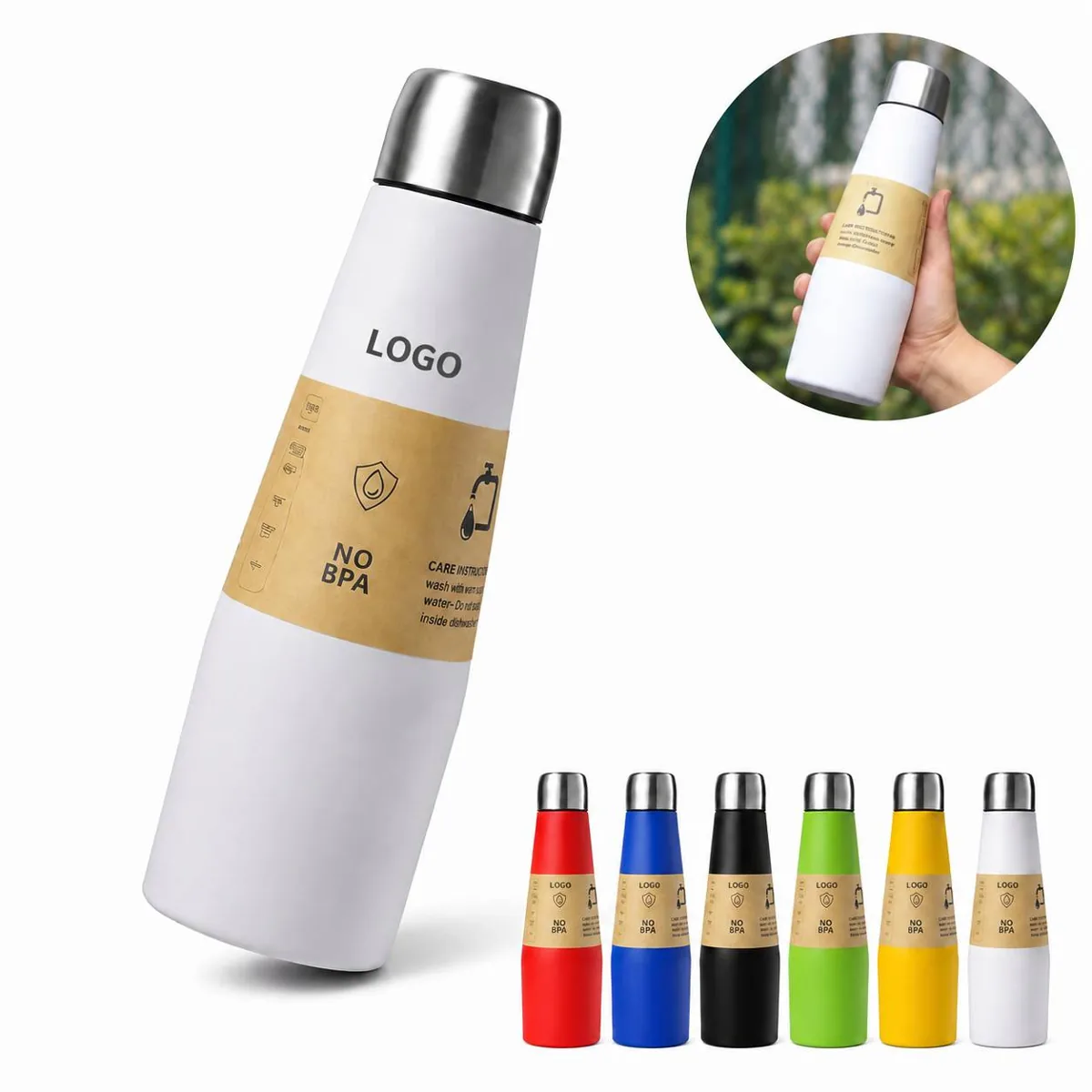 Personalized Vacuum Insulated Aluminum Cola-Style Flask