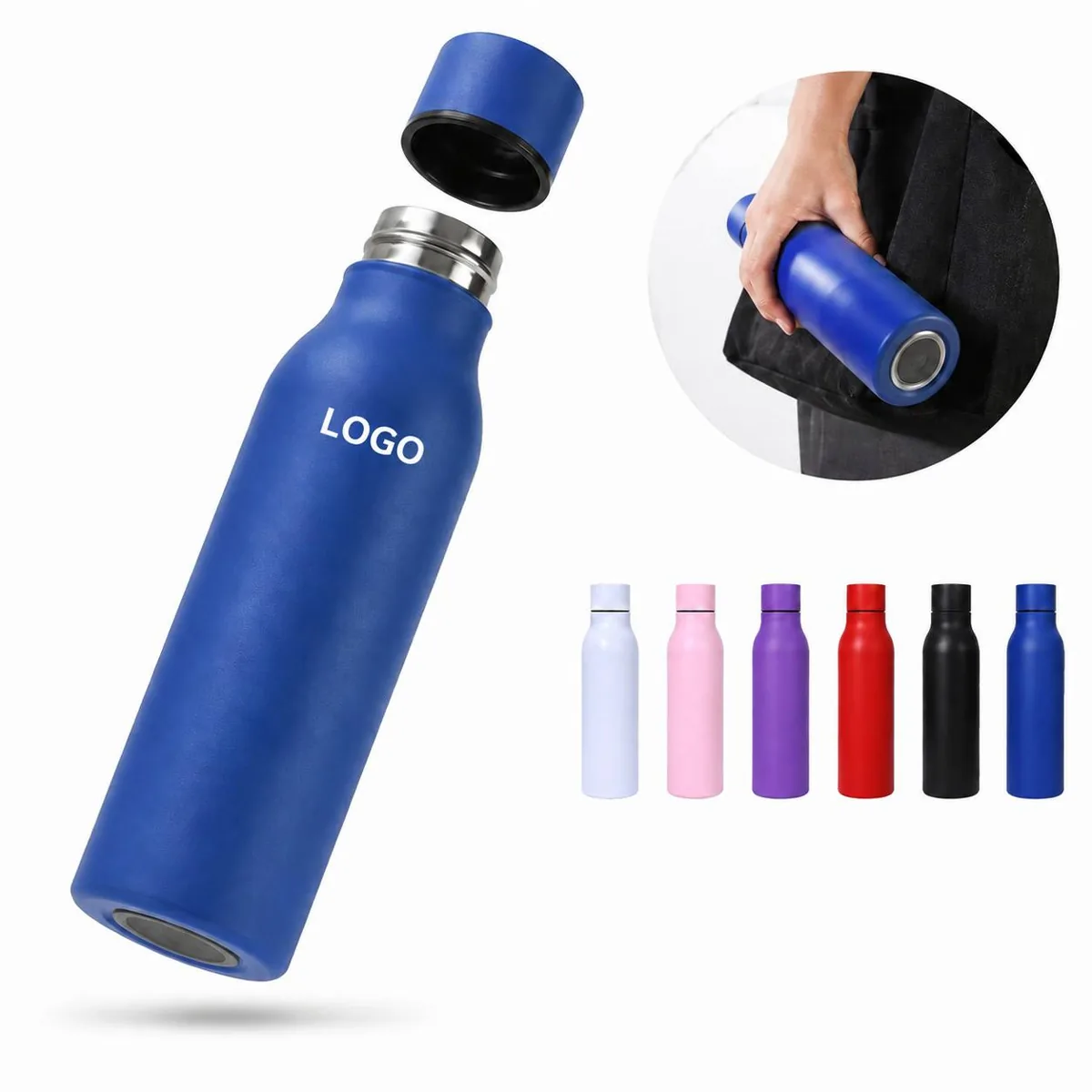 17oz Stainless Steel Vacuum Insulated Bottle, Leak-Proof
