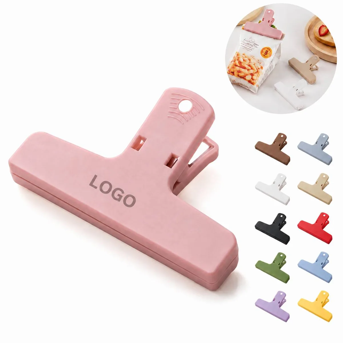 Heavy Duty Plastic Food Bag Sealing Clips, Sturdy Grip
