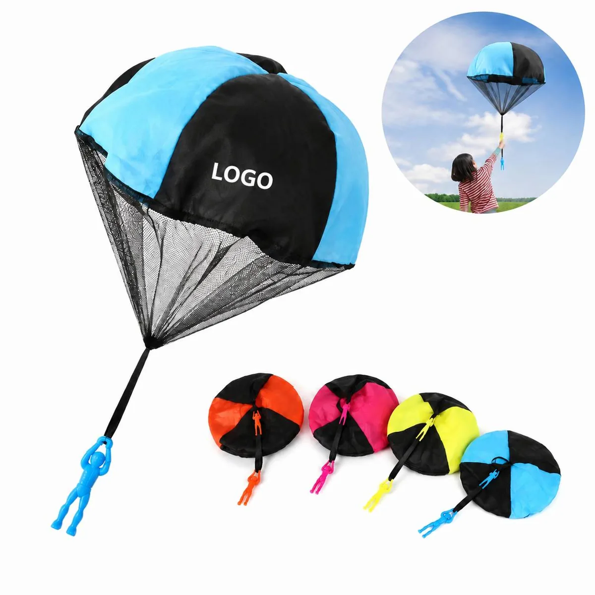 Backyard Parachute Trooper Toy for Kids, Durable Outdoor