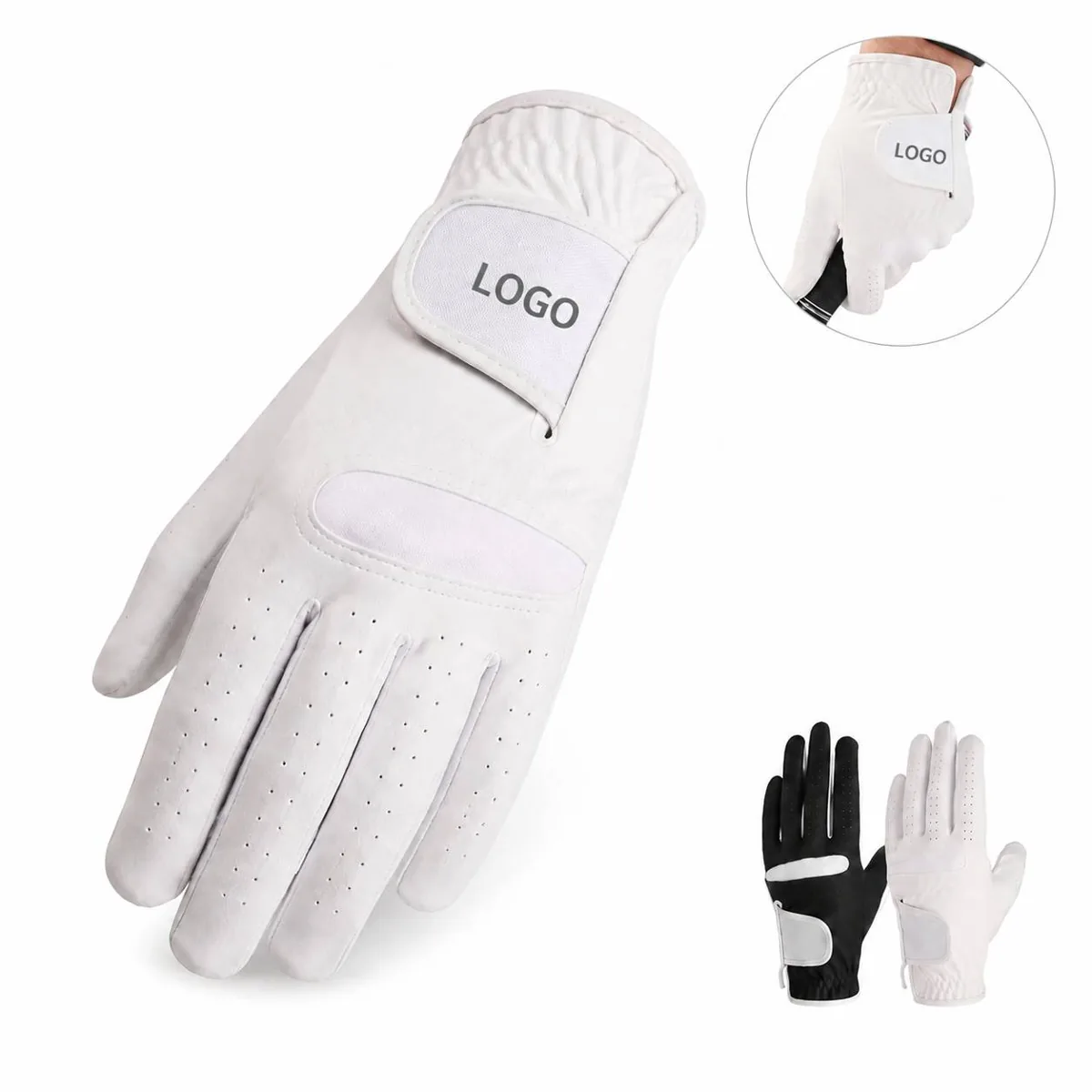 Men Microfiber Golf Glove Breathable Comfort Grip