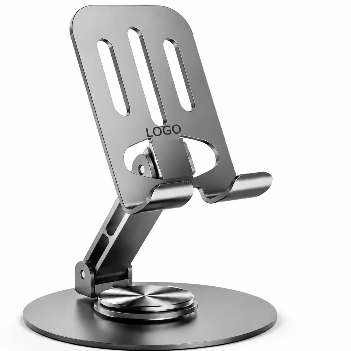 Adjustable Metal Phone Stand Desktop Holder 360 Rotation