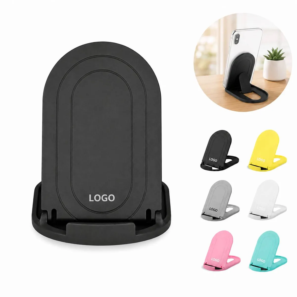 Foldable Phone Stand Desktop Holder for Video Calls, Travel