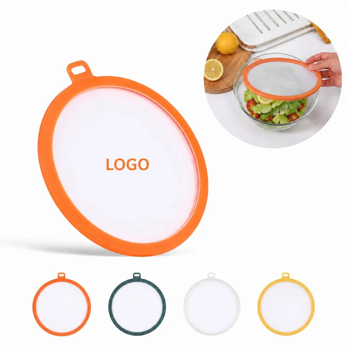 Reusable Silicone Suction Lids Airtight Food Storage Covers