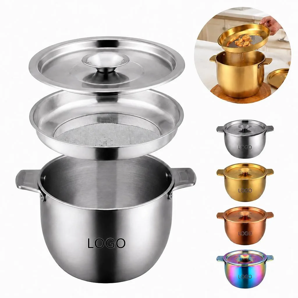 Stainless Steel Mixing Bowl with Airtight Lid for Prep