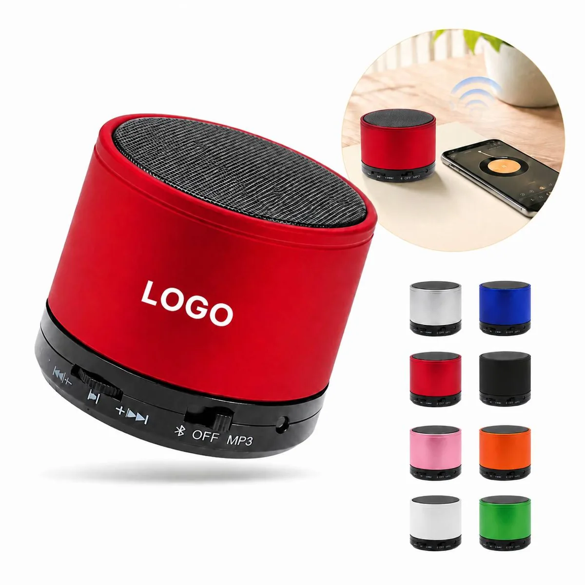 Compact Wireless Speaker with Micro SD Slot