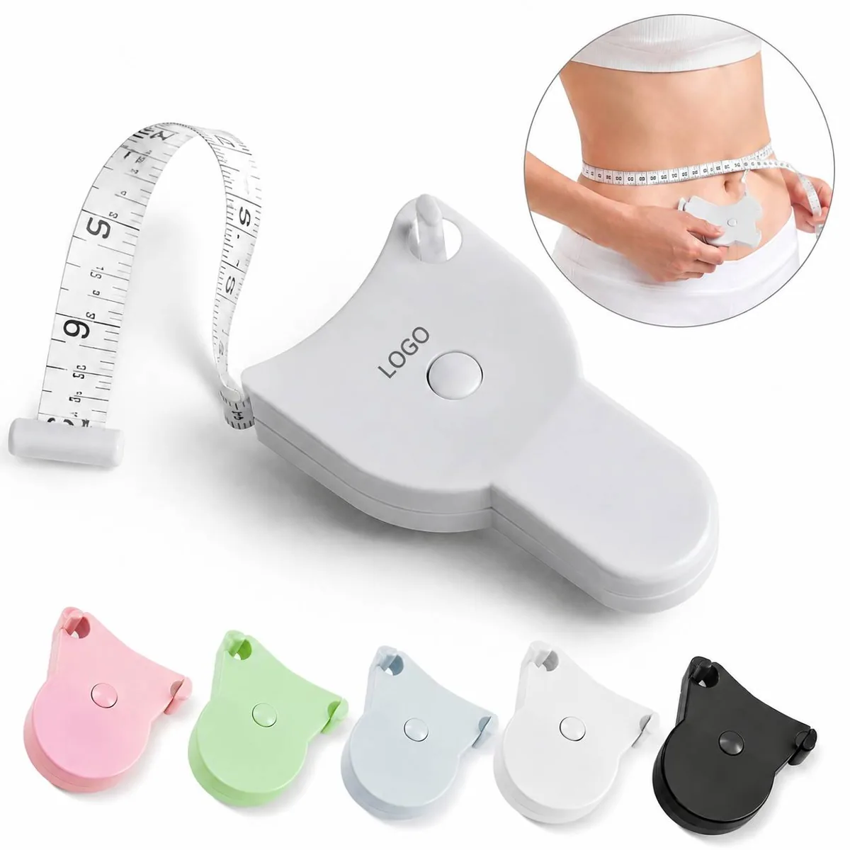 Flexible Body Measuring Tape for Fitness, Dual-Sided