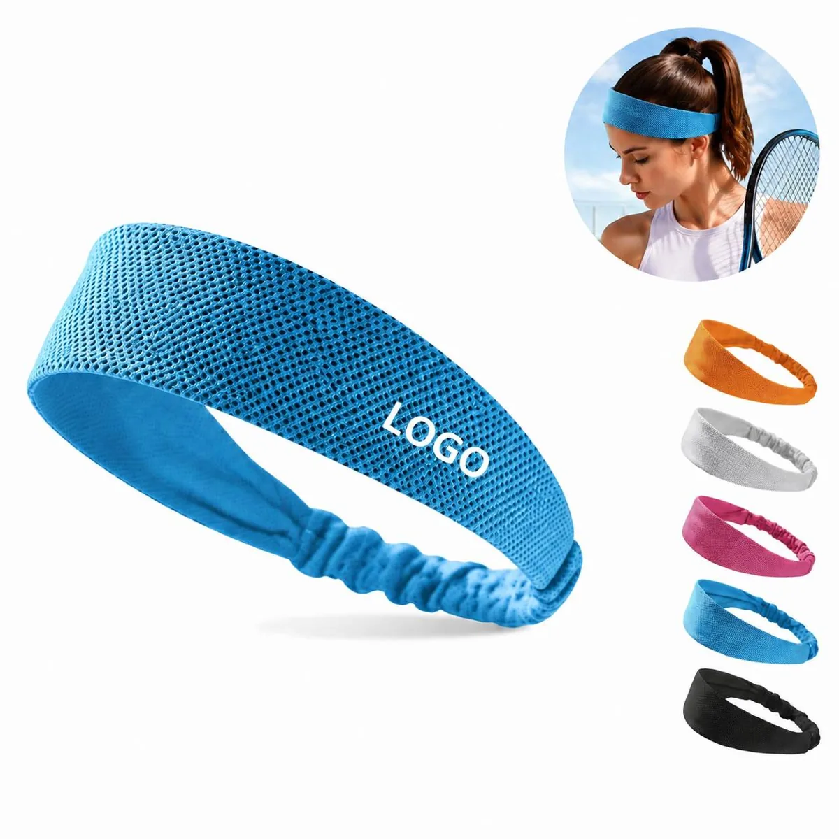 Cooling Moisture-Wicking Headband for Workouts