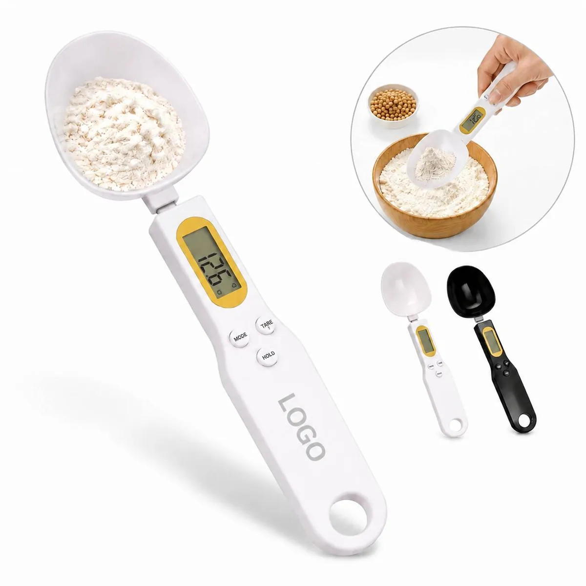 Precision Kitchen Scale Spoon 500g with Tare Function