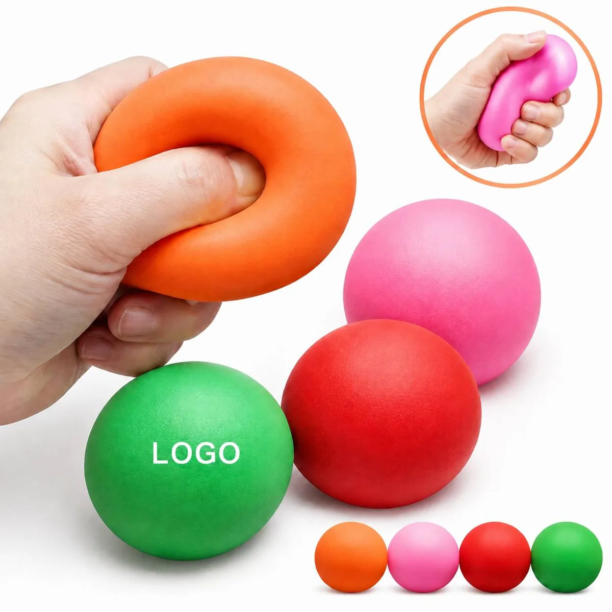 Anxiety Relief Squeeze Ball, Soft Portable Stress Relief