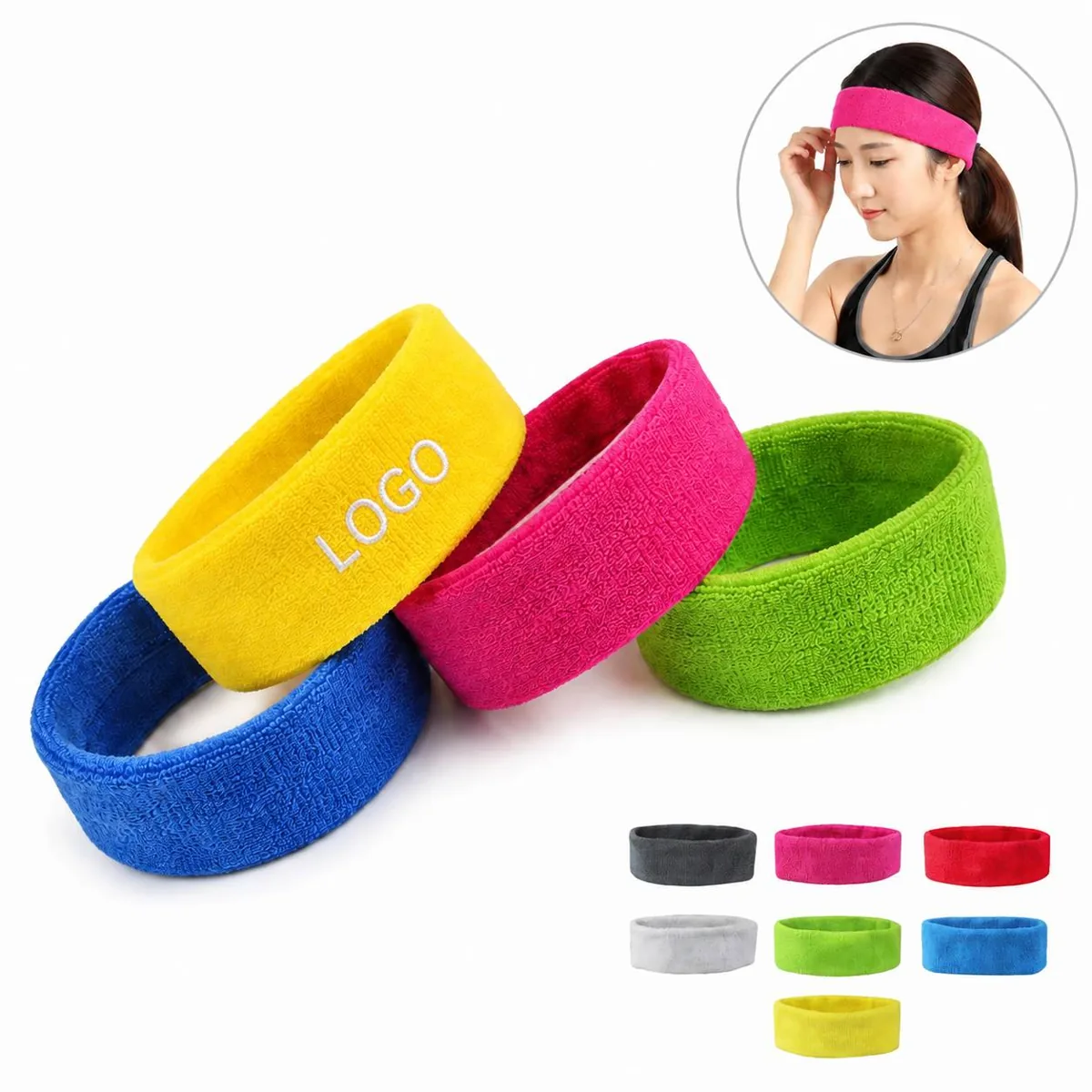 Performance Sweat Wicking Headband for Active Sports