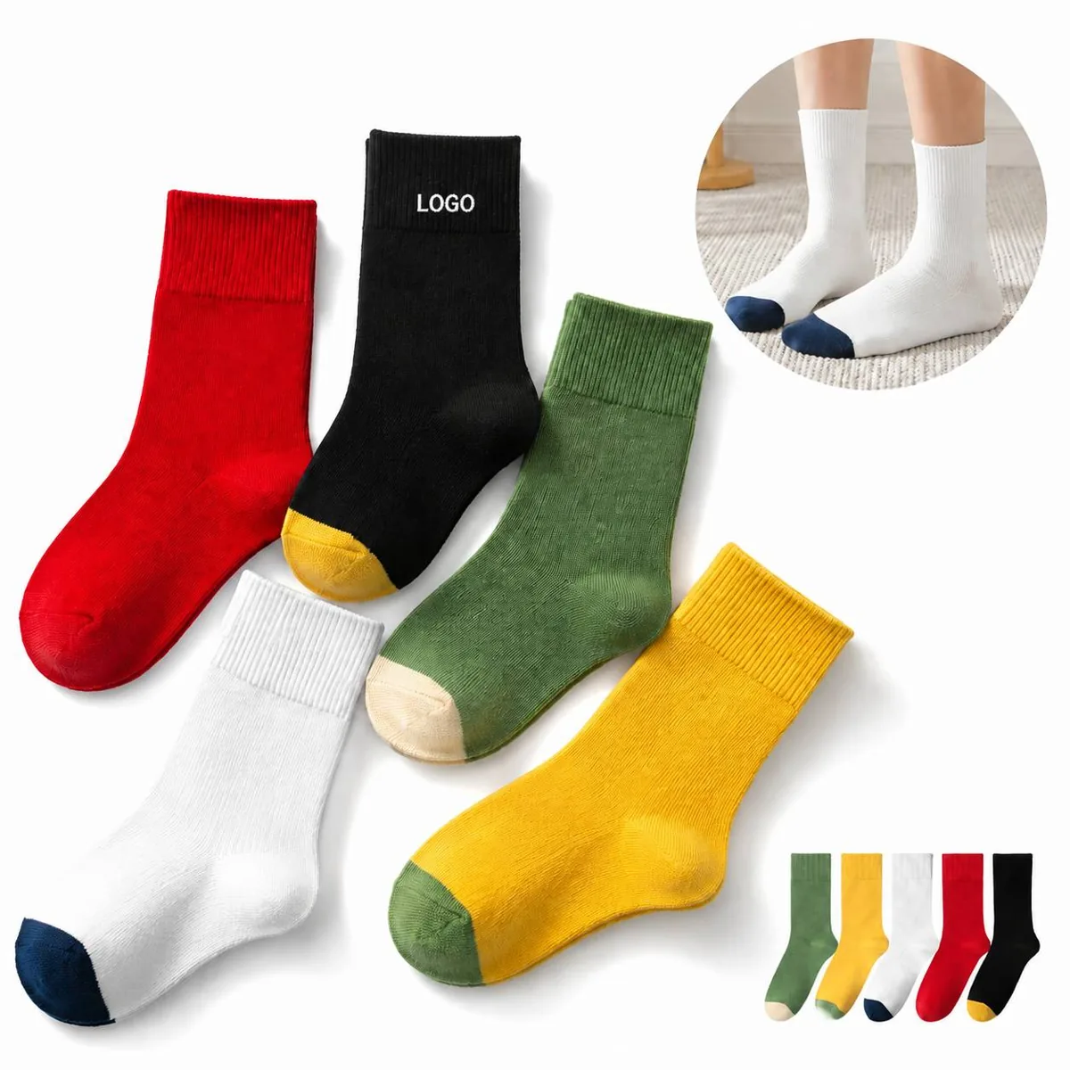 Cozy Knit Knee High Socks for Kids, Seamless Toe Comfort