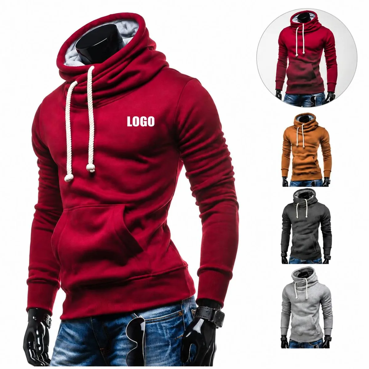 Women Cowl Neck Pullover Tunic Sweatshirt Soft Knit