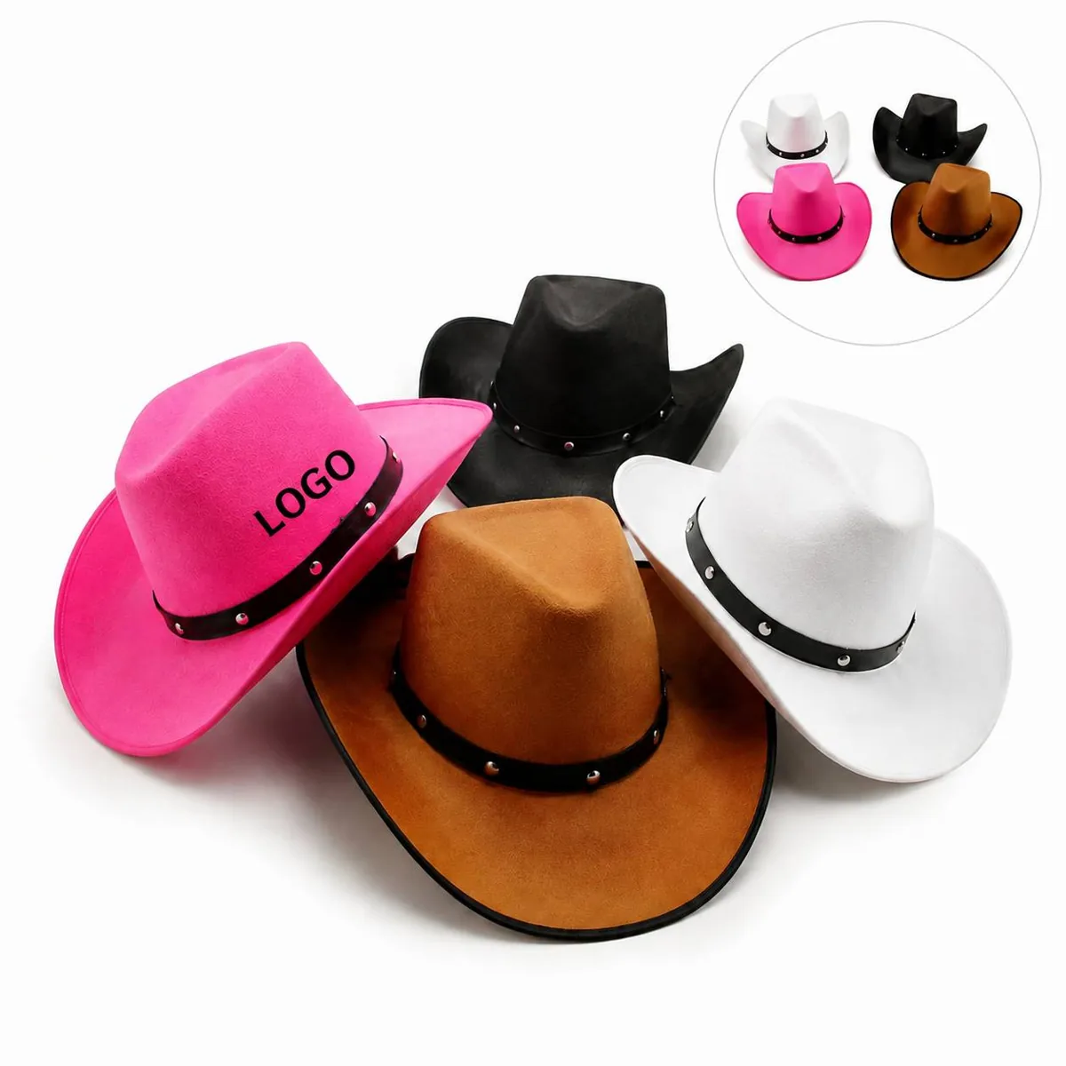 Classic Felt Cowboy Hat for Western Style