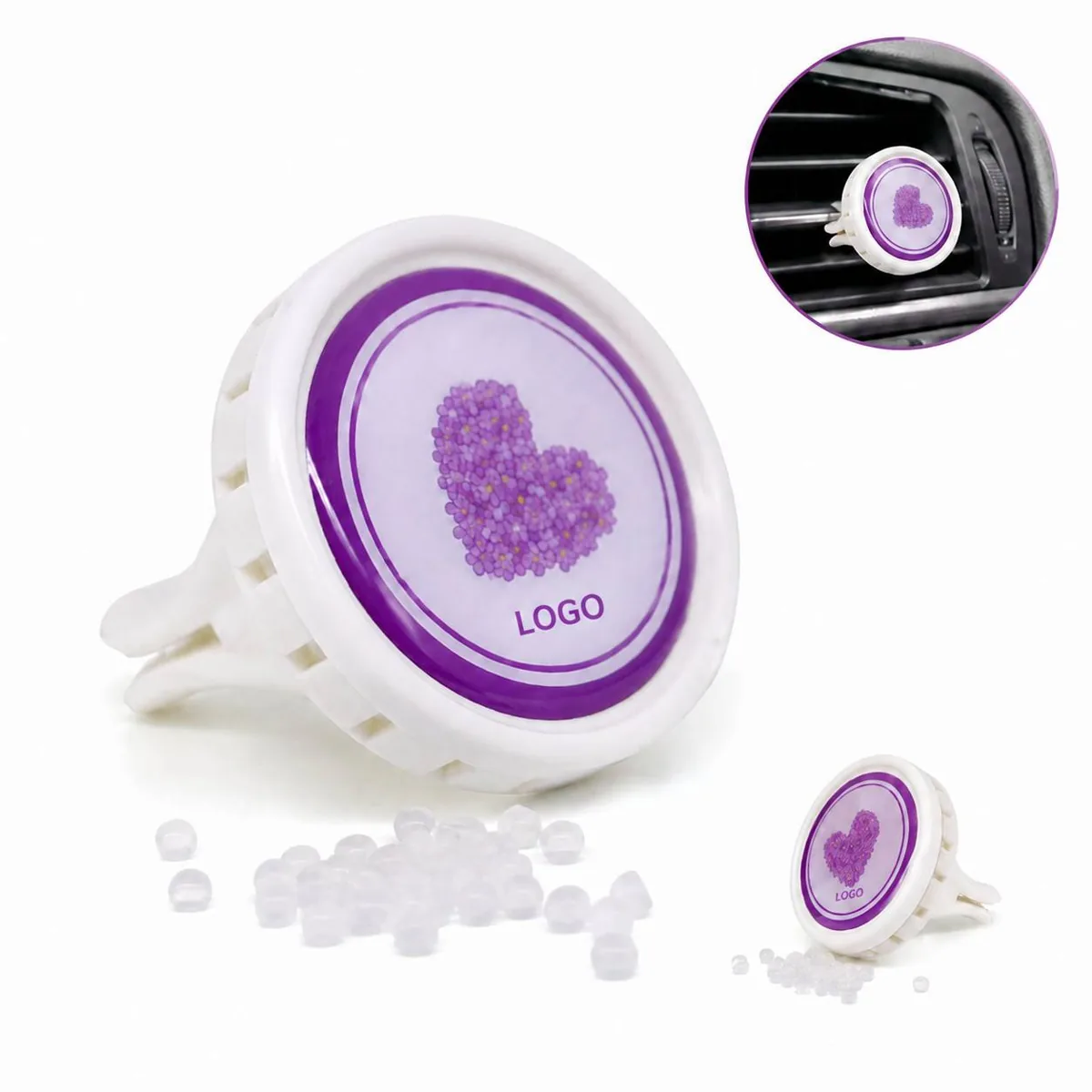 Custom Logo Car Vent Air Freshener Scent Diffuser Clip