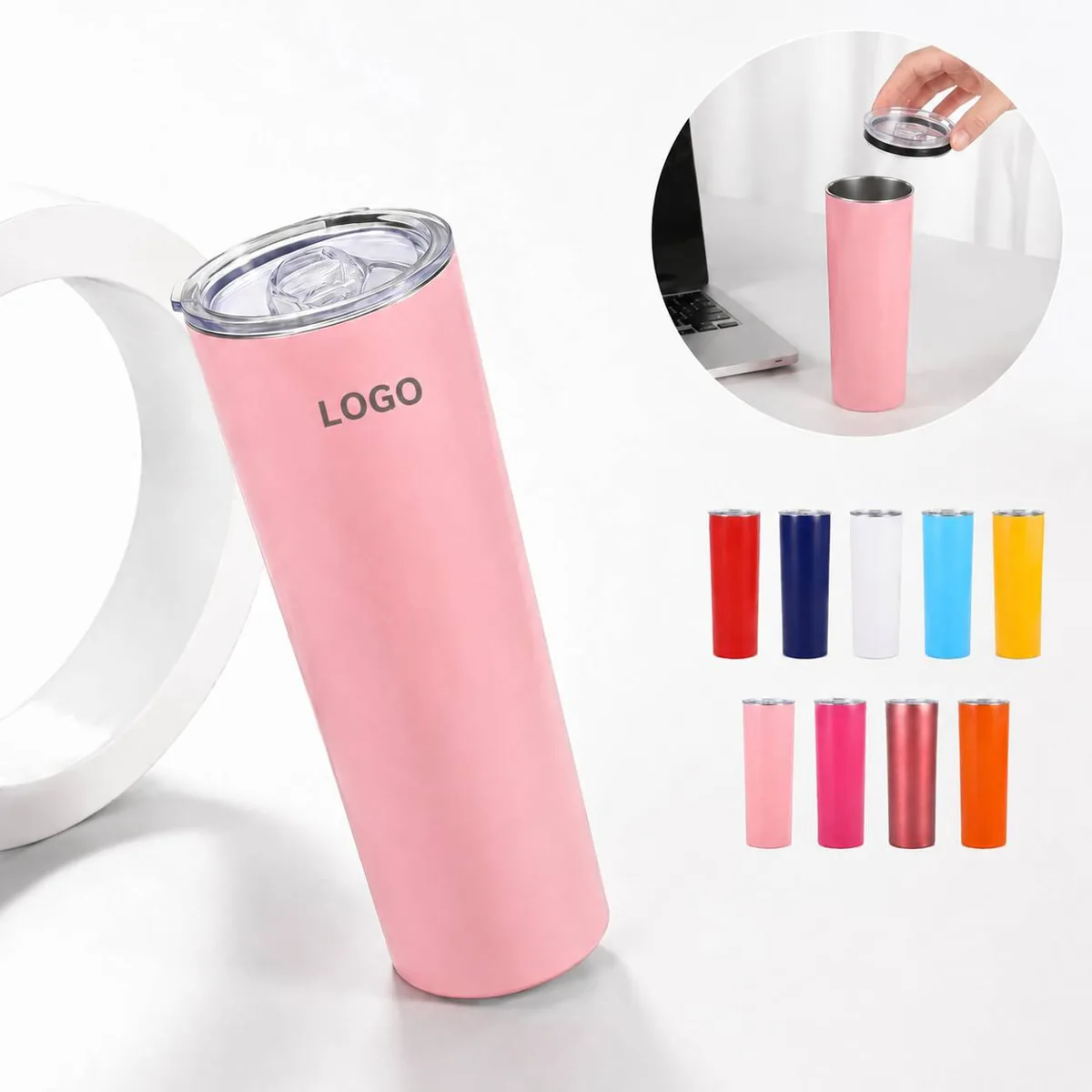 20oz Stainless Steel Travel Cup Double Wall