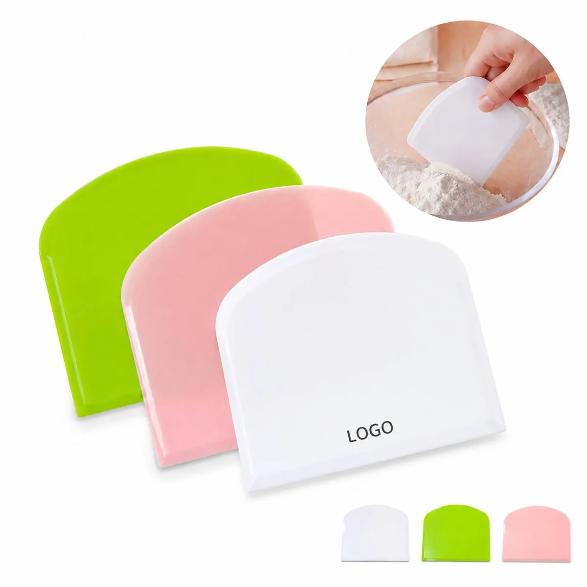Durable Kitchen Pot Pan Scraper with Ergonomic Grip