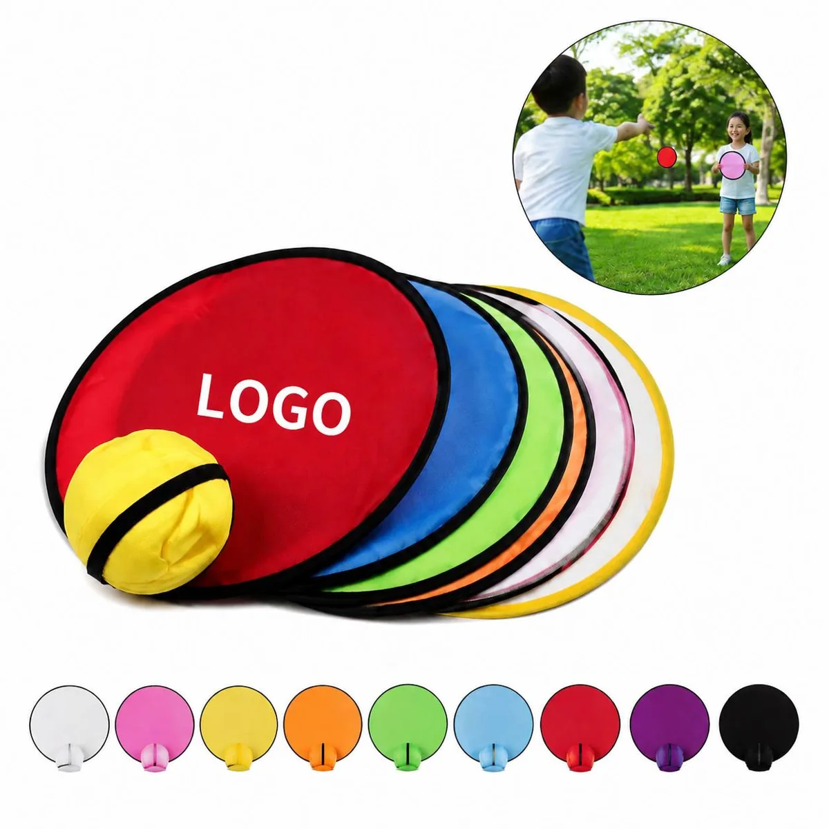 Portable Foldable Pocket Fan Disc for Custom Logo