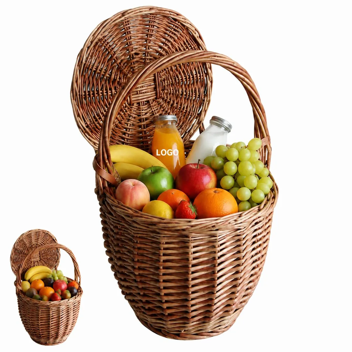 Portable Outdoor Dining Hamper with Customizable Storage