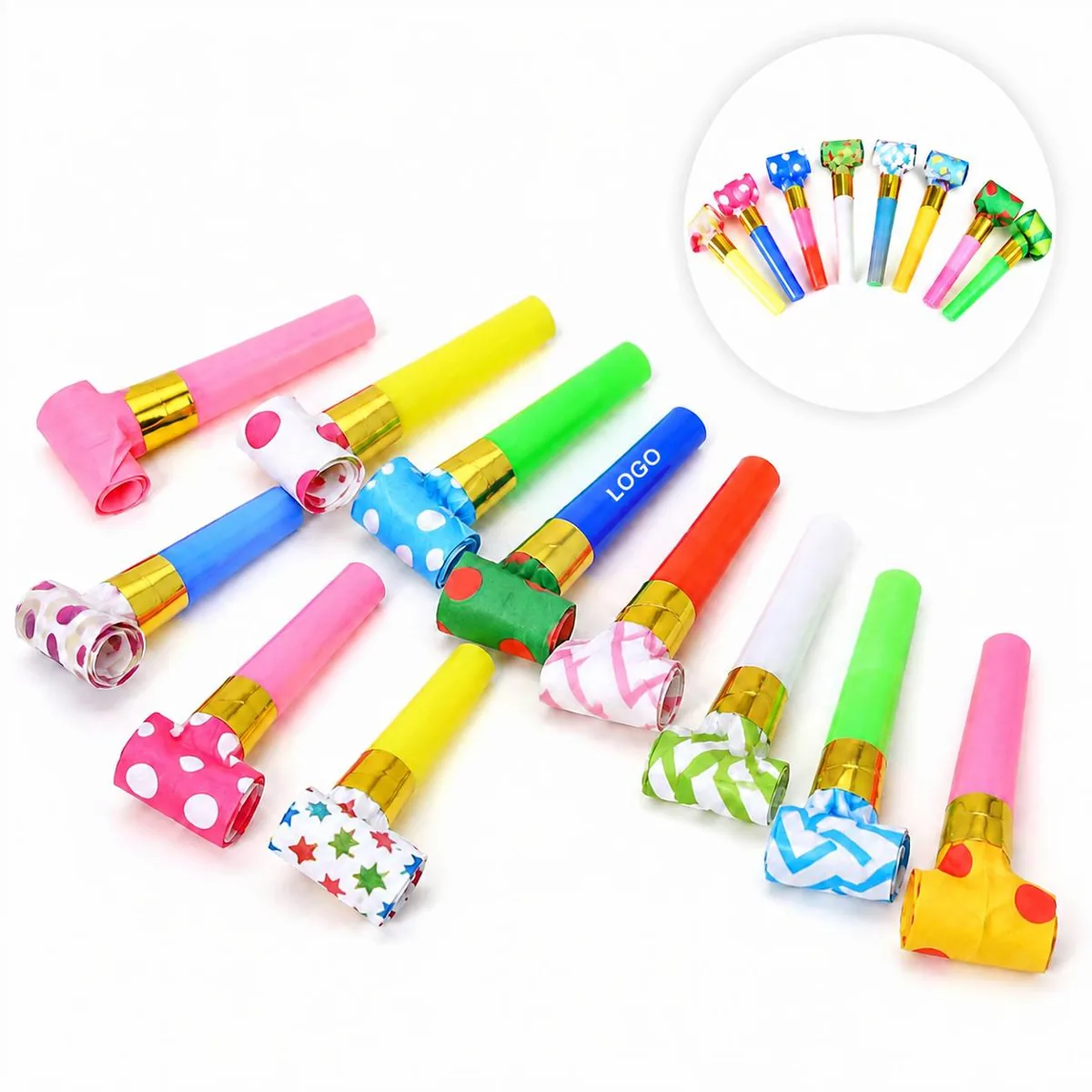 Assorted Celebration Whistles for Festive Party Favors