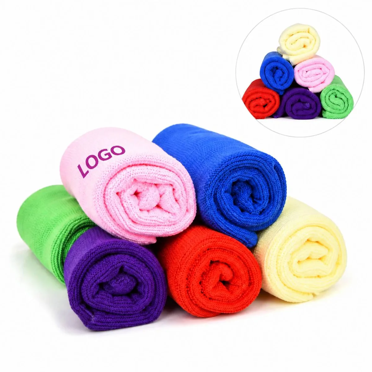 Premium Microfiber Cleaning Cloths 12 Pack, Streak-Free