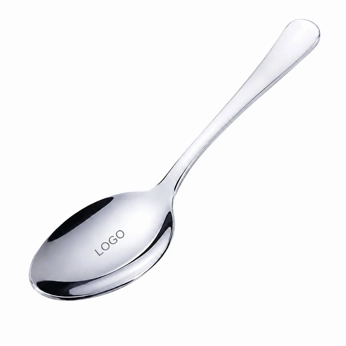 Heavyweight Stainless Steel Dinner Spoon Set, Everyday Use