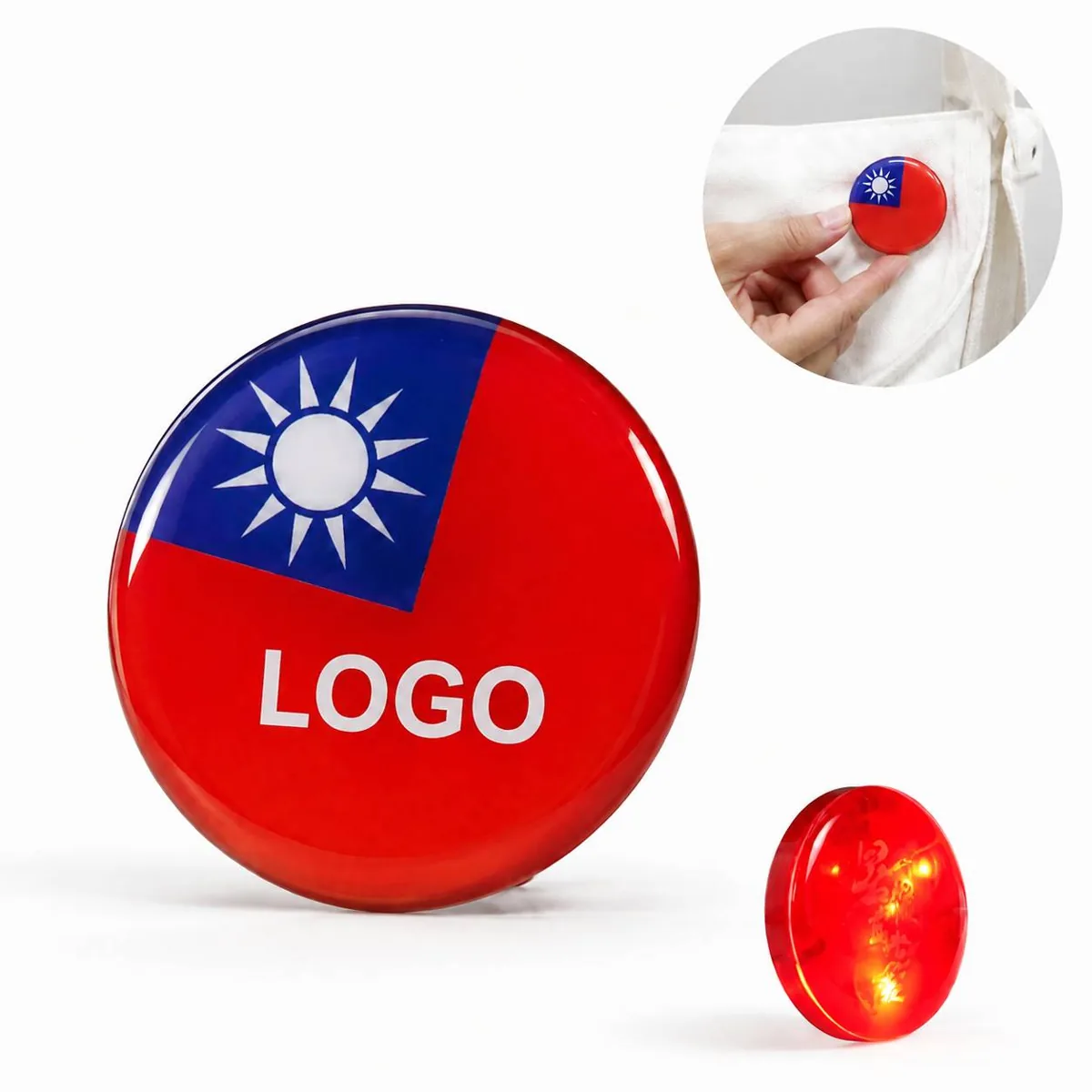 Acrylic LED Mood Lamp with Colorful Ambient Glow
