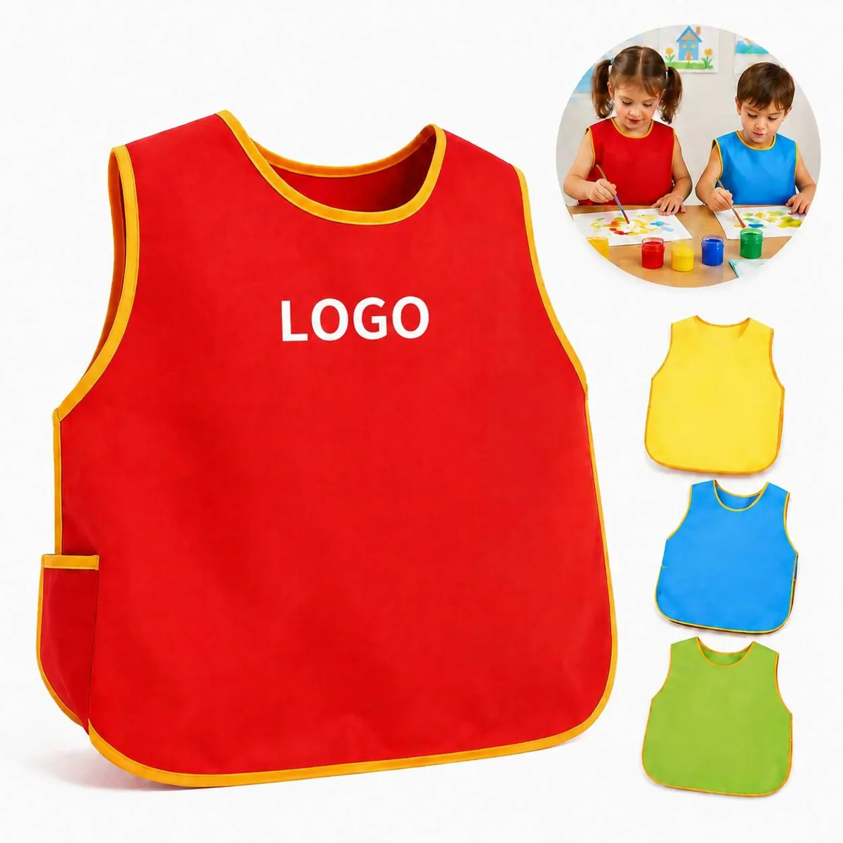 Kids & Adults Waterproof Art Smock for Painting Crafting
