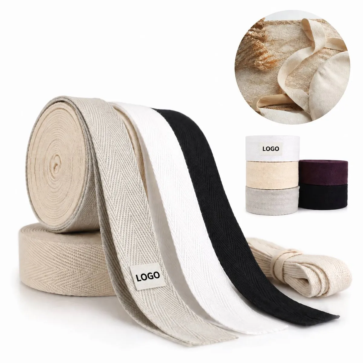 Natural Jute Wrapping Ribbon Roll, Eco-Friendly Craft Supply