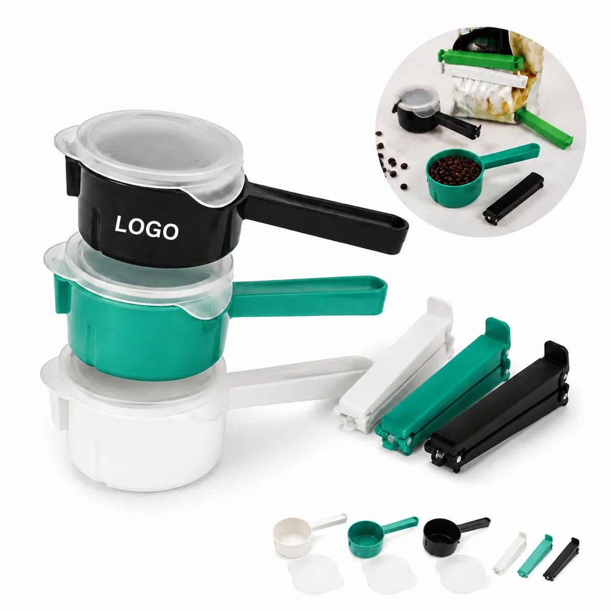 Reusable Food Sealer Bag Clip, Strong Grip Freshness Lock