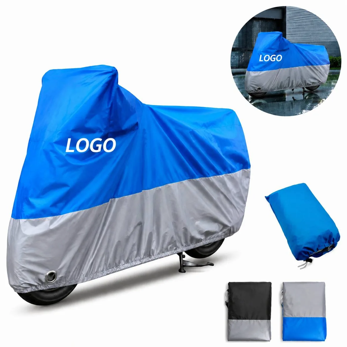 Heavy Duty Motorcycle Cover Waterproof UV Protection Outdoor