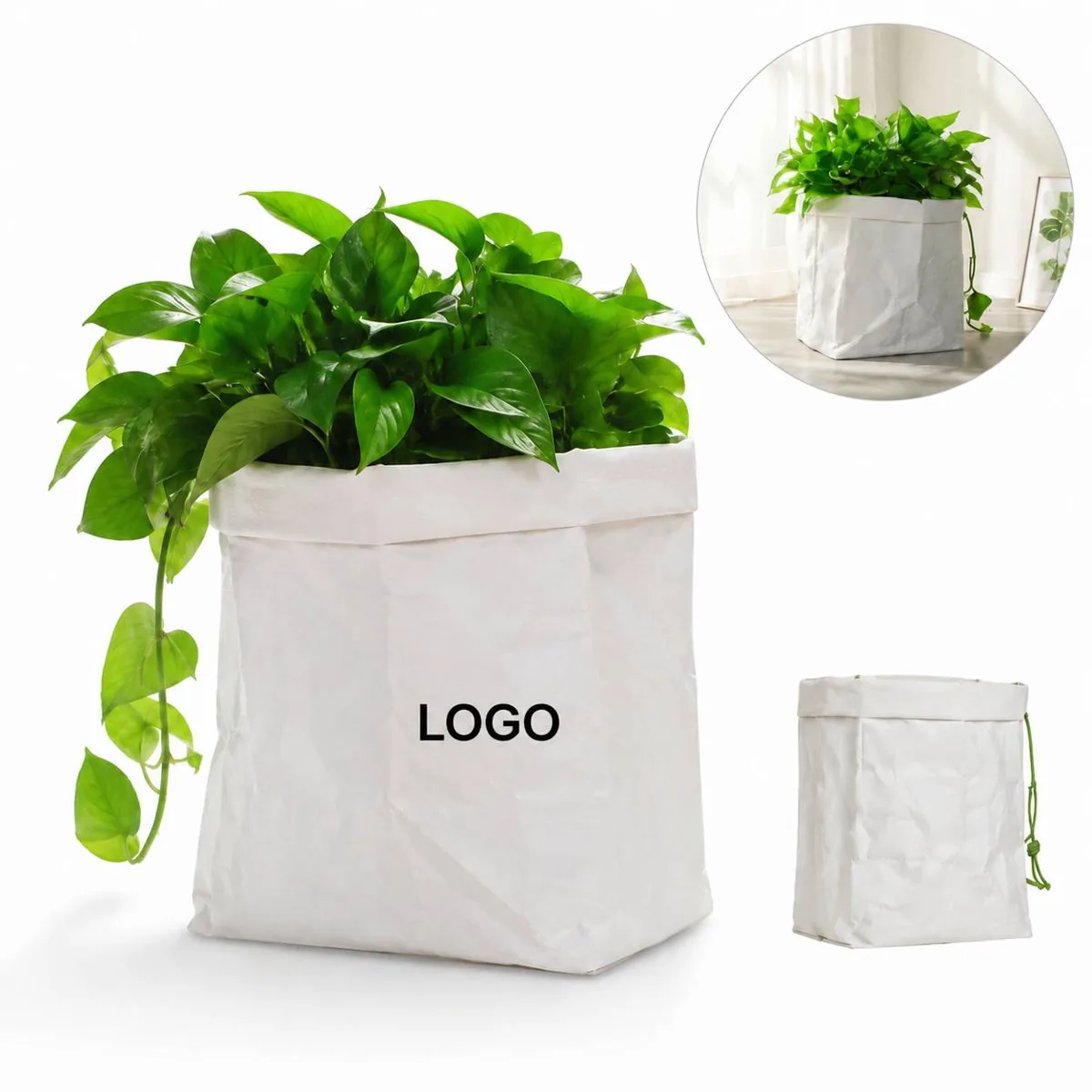 Reusable Washable Kraft Paper Bag for Produce & Bakery