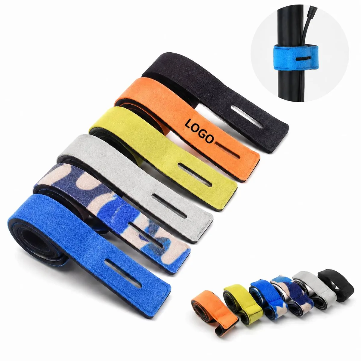 Fishing Rod Securing Straps Set, Elastic Nylon Bundle