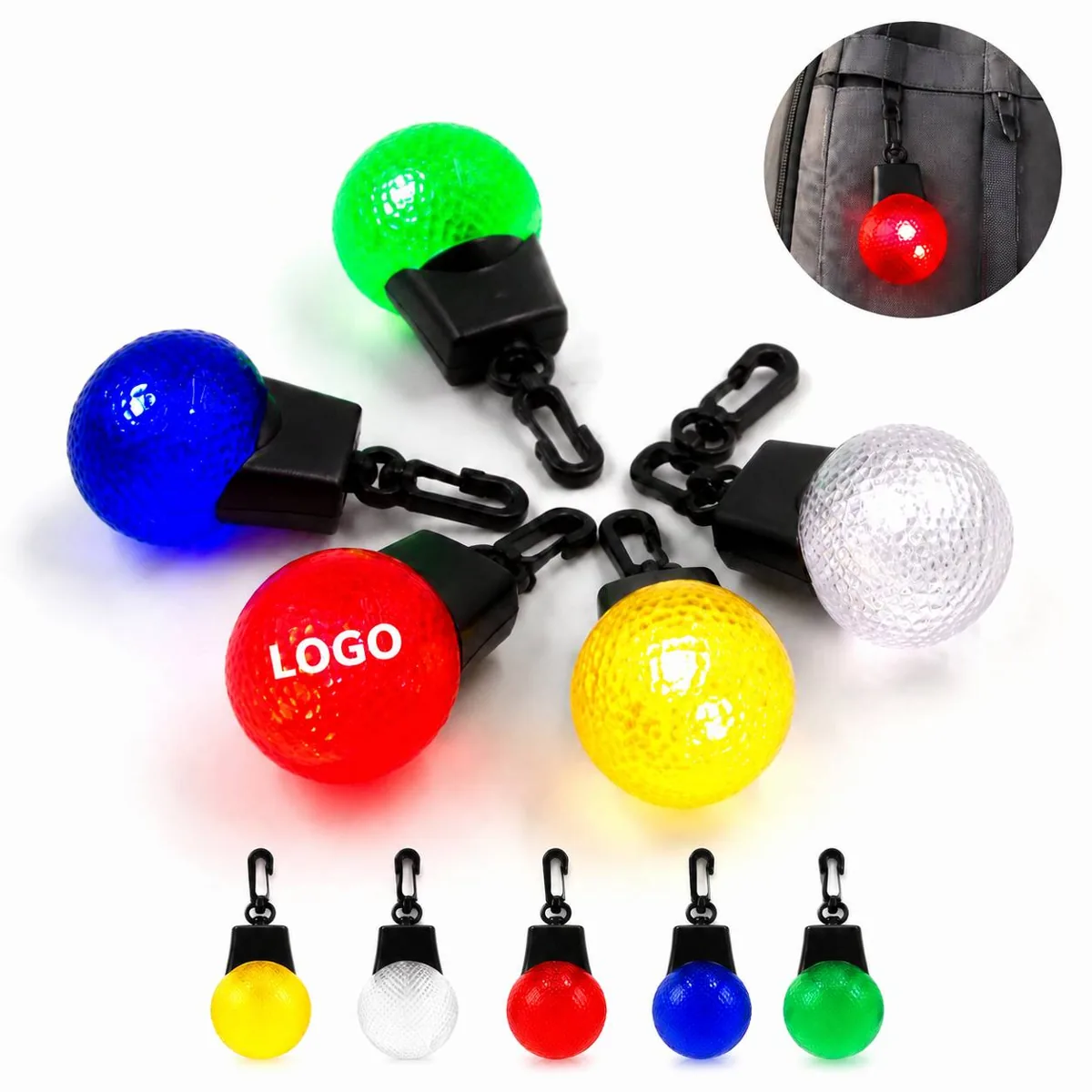 Multi-Mode LED Safety Flasher for Night Running, Camping