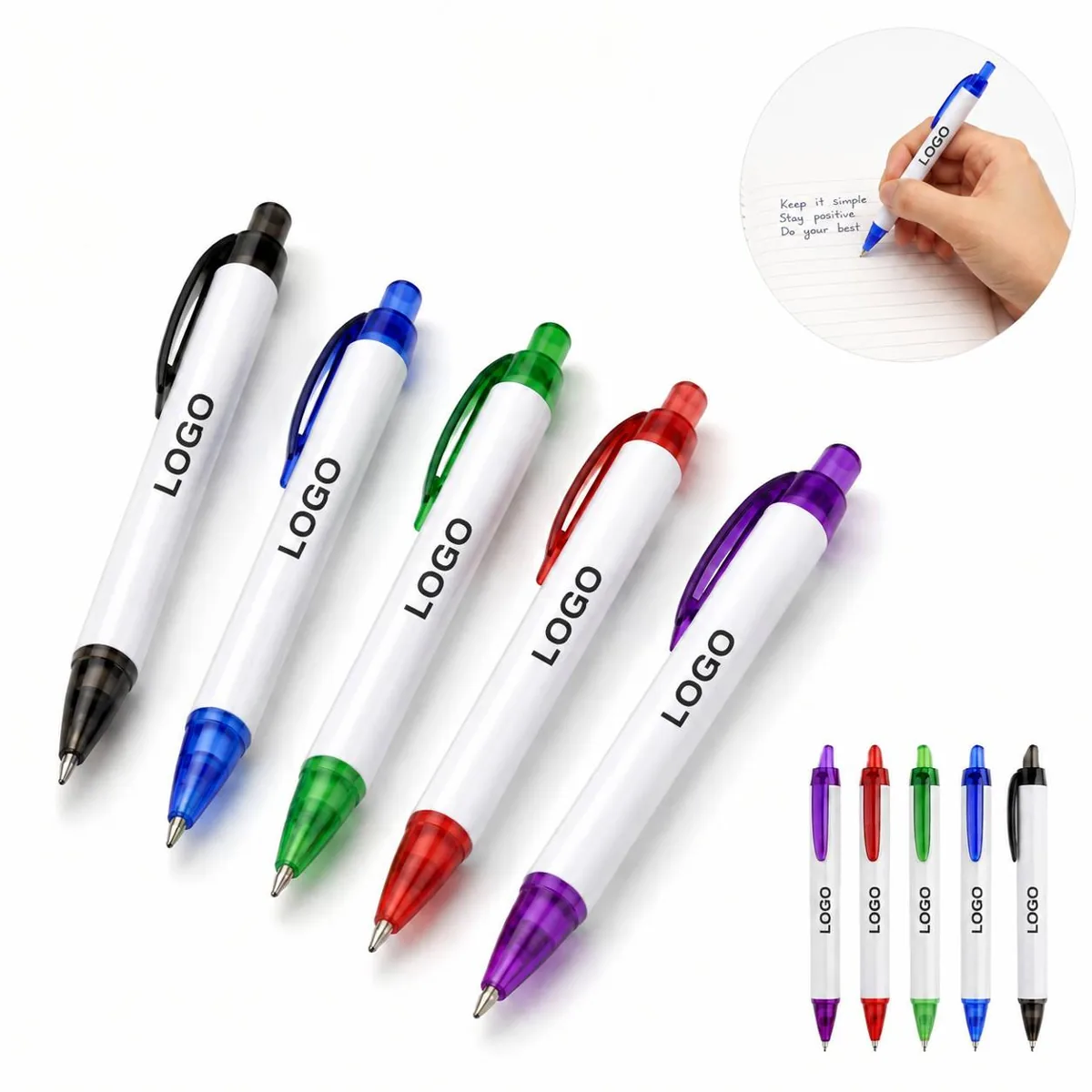 Custom Promotional Ballpoint Pen with Logo Imprint