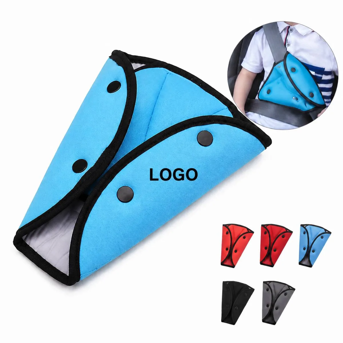 Car Seat Belt Comfort Clip, Neck Guard Adjuster, Universal