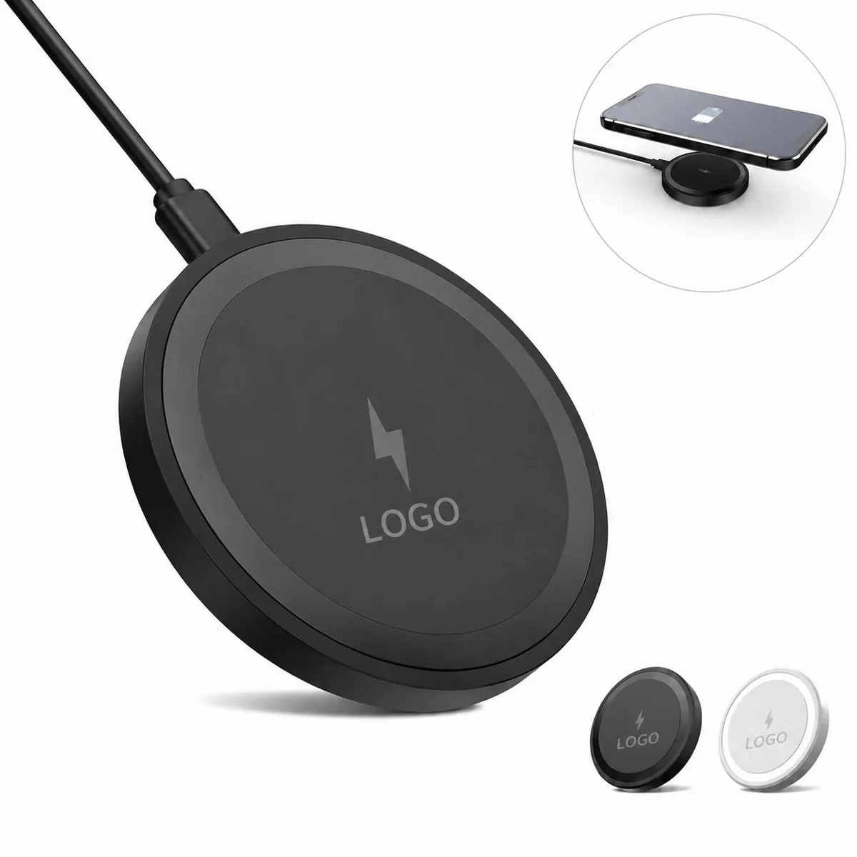 15W Magnetic Fast Wireless Charger with Type C Input
