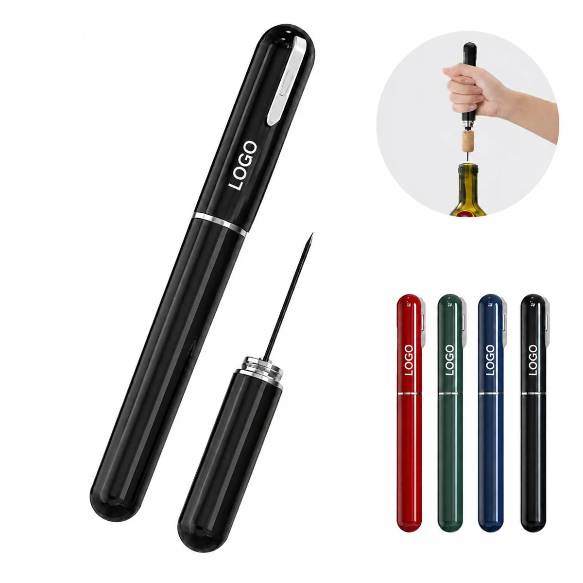 Pen-Shaped Air Wine Opener, Pump Cork Remover