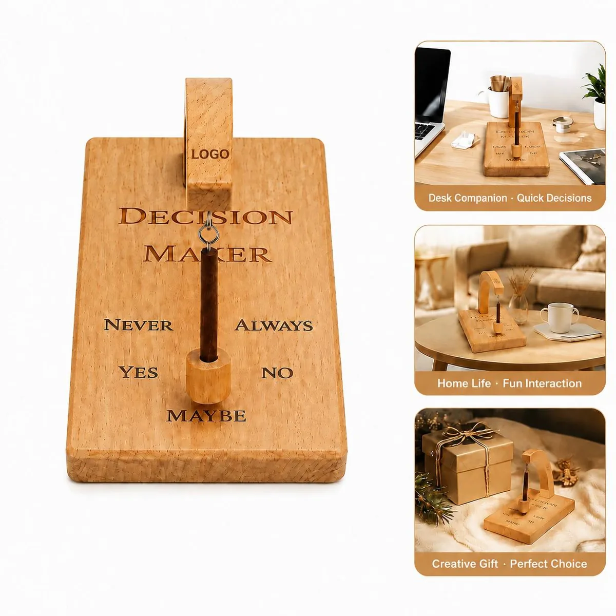 Wooden Pendulum Decision Board Game with Customizable