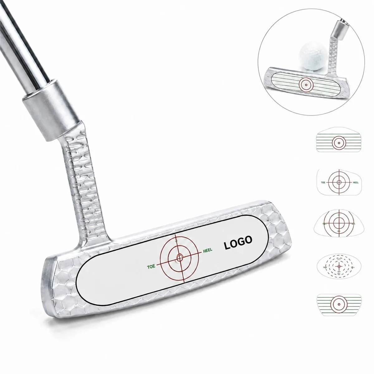 Golf Swing Impact Stickers Pack for Clubface Accuracy