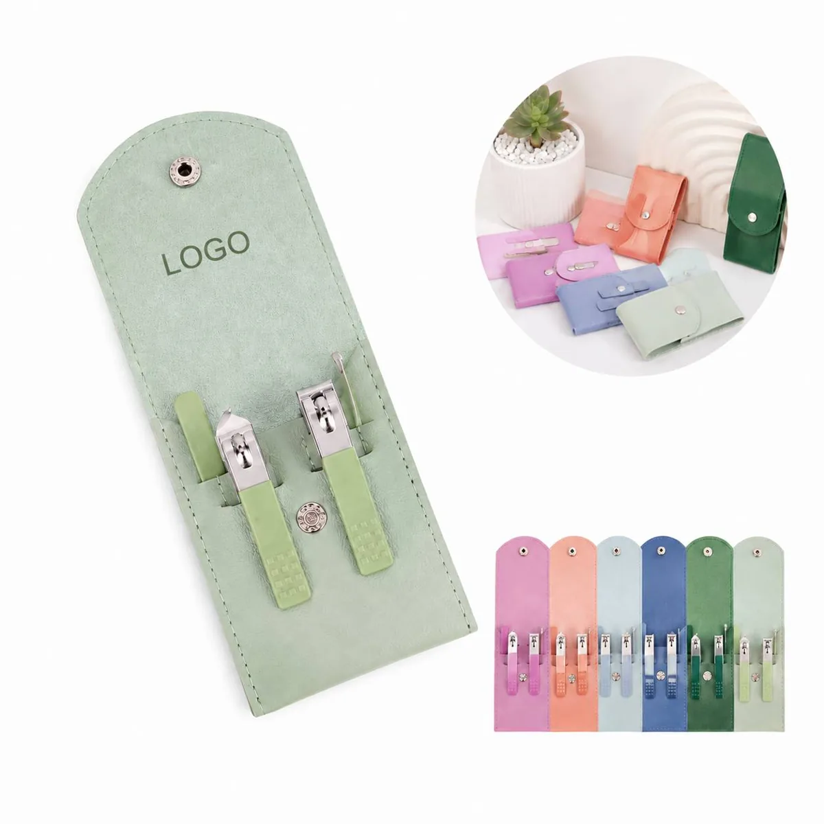 Stainless Steel Nail Grooming Kit with Anti-Slip Ergonomic