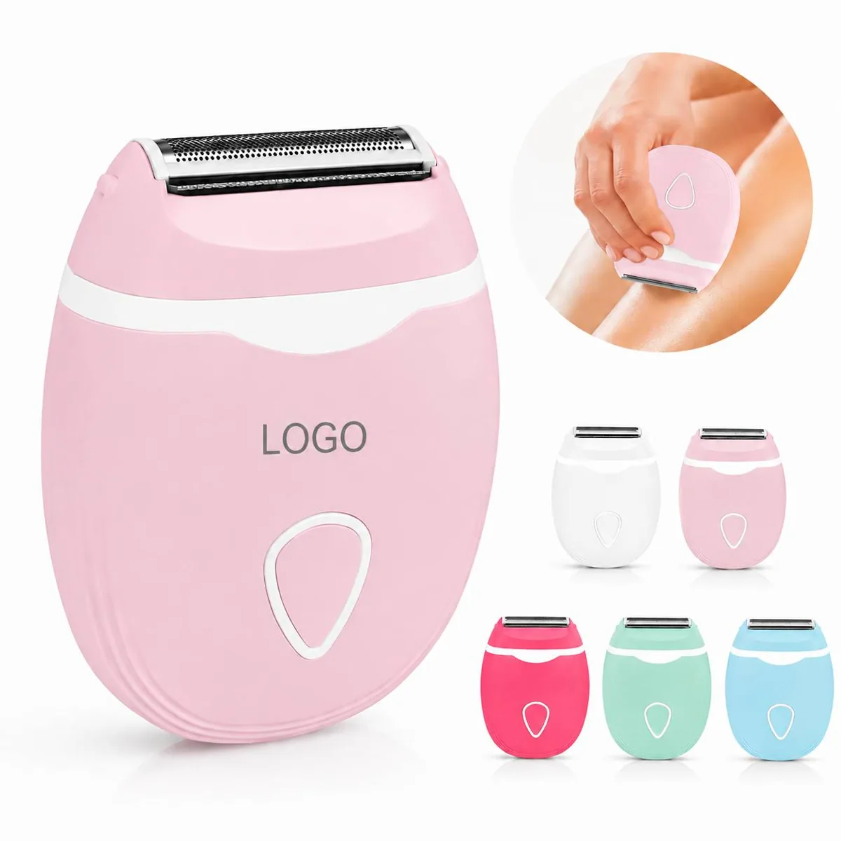 Custom Logo Electric Shaver for Women Painless Hair Removal