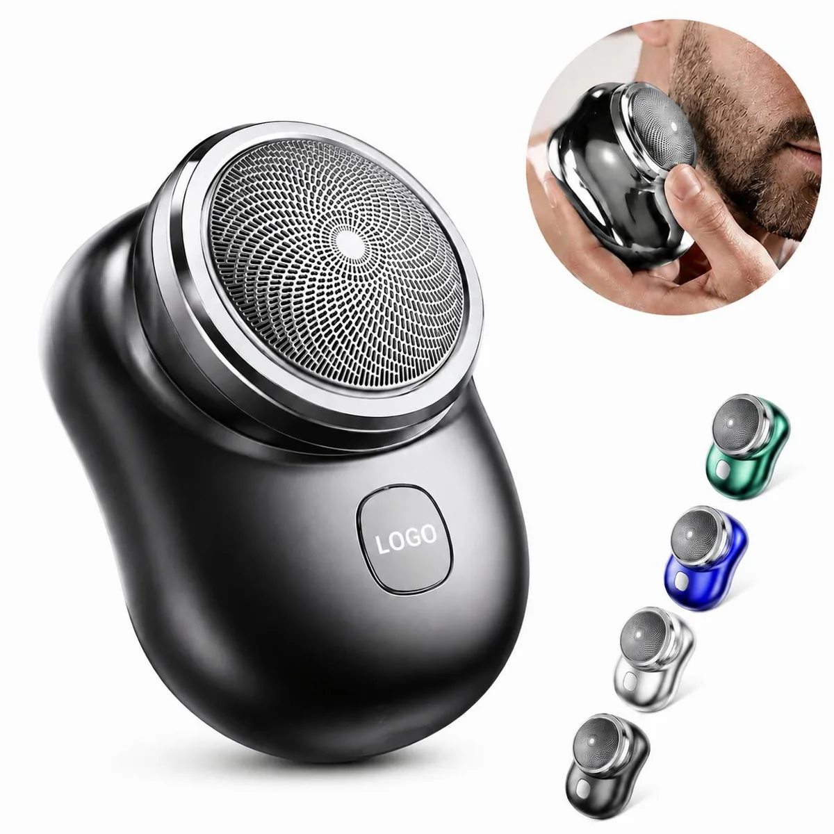 Compact Waterproof Electric Shaver for Men Women Travel