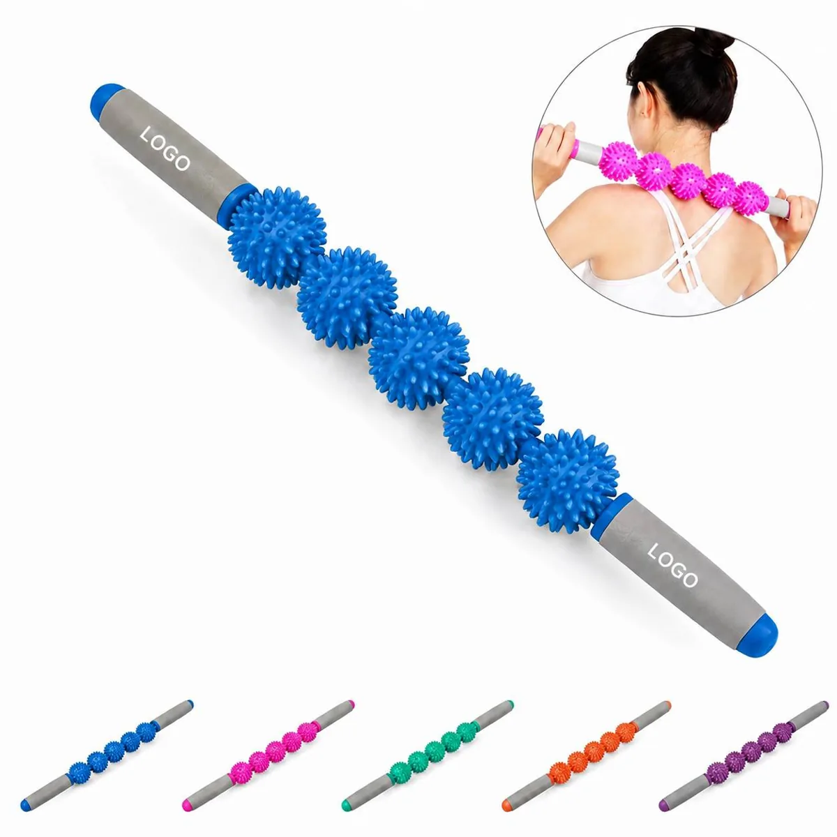Deep Tissue Muscle Massage Roller Stick for Pain Relief