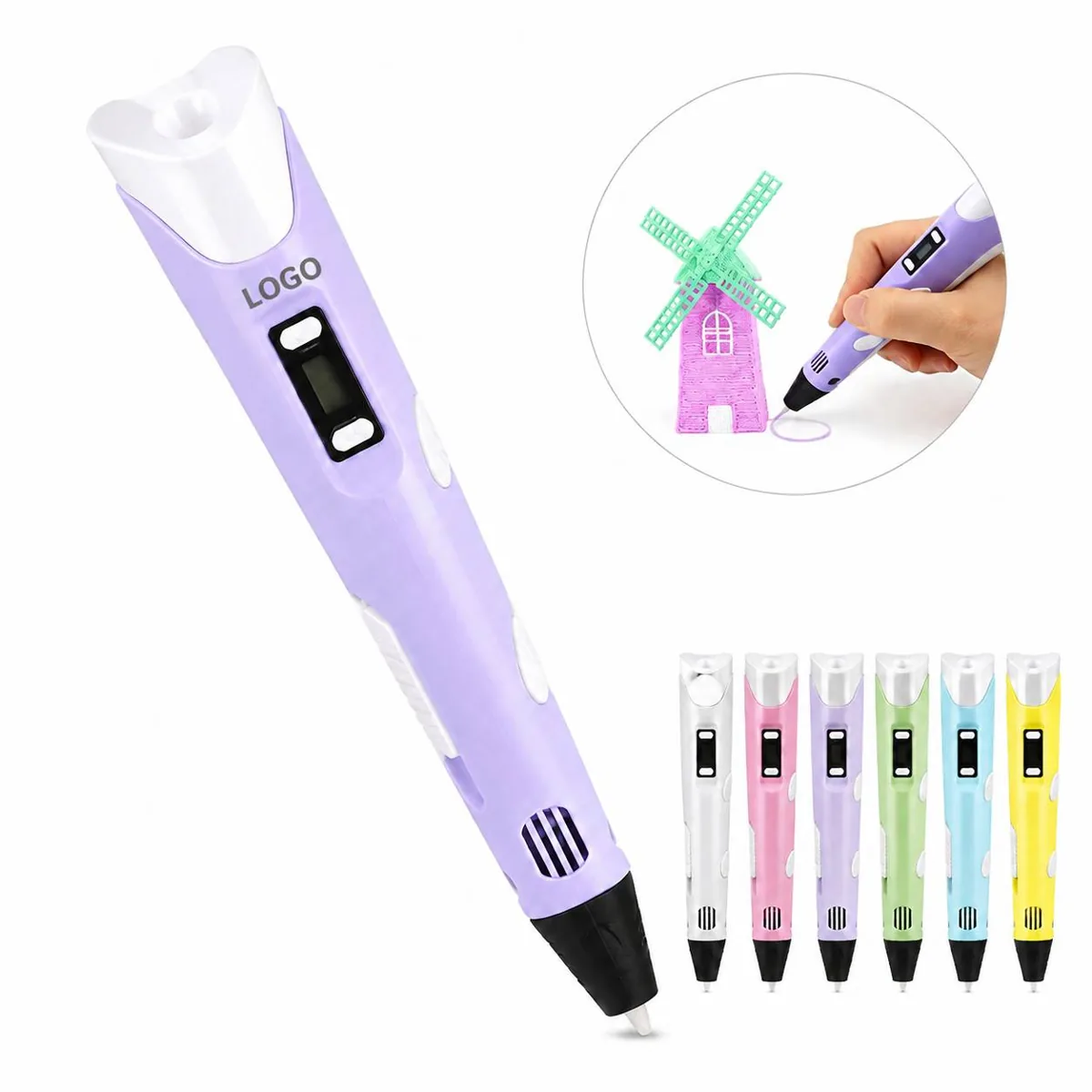 3D Doodle Pen for Spatial Art with Stepless Speed Control